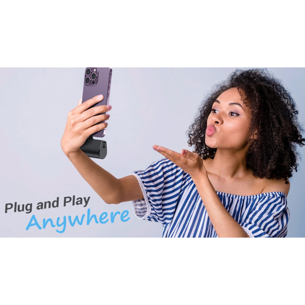 Power Bank Повербанк iPosible, 5500 мАч с портом USB-C, 20 Вт