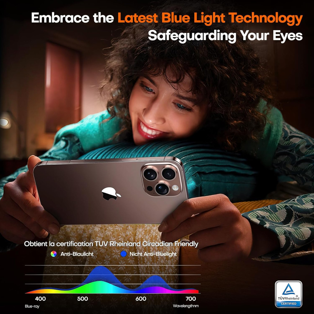 Защитное стекло TOCOL для iPhone 16 Pro 9H полное покрытие антиударное HD 