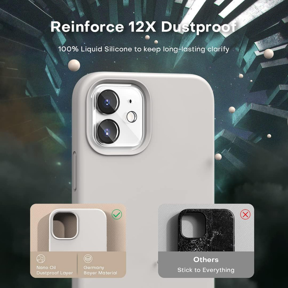 Чехол TOCOL силиконовый для iPhone 12 и 12 Pro