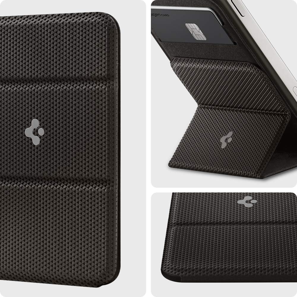 Магнитный кардхолдер Spigen Smart Fold с подставкой для iPhone