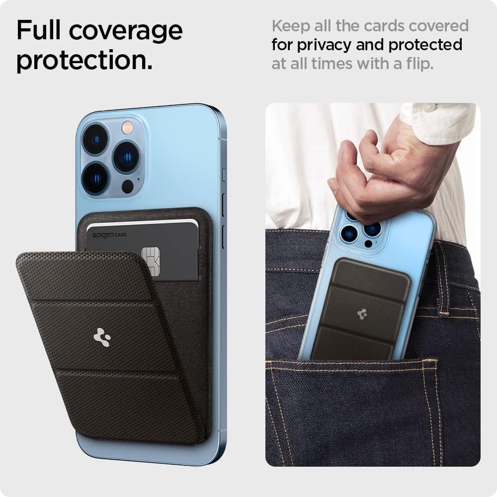 Магнитный кардхолдер Spigen Smart Fold с подставкой для iPhone