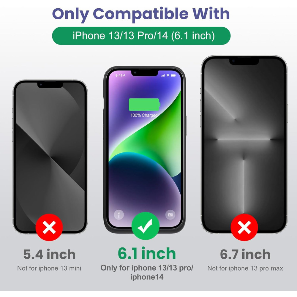 Чехол-аккумулятор Ekrist 7500mAh для iPhone 13/13 Pro/14