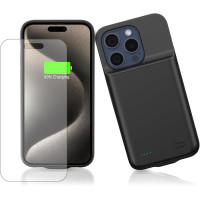 Чехол аккумулятор HUOBAO для iPhone 15 Pro Max 8500mAh 