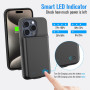 Чехол аккумулятор HUOBAO для iPhone 15 Pro Max 8500mAh 