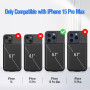 Чехол аккумулятор HUOBAO для iPhone 15 Pro Max 8500mAh 