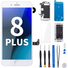 Дисплей для iPhone 8 Plus A1864/A1897/A1898 фронтальная камера и полный комплект для замены
