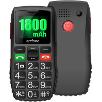 Мобільний телефон artfone C1 2G з великими кнопками