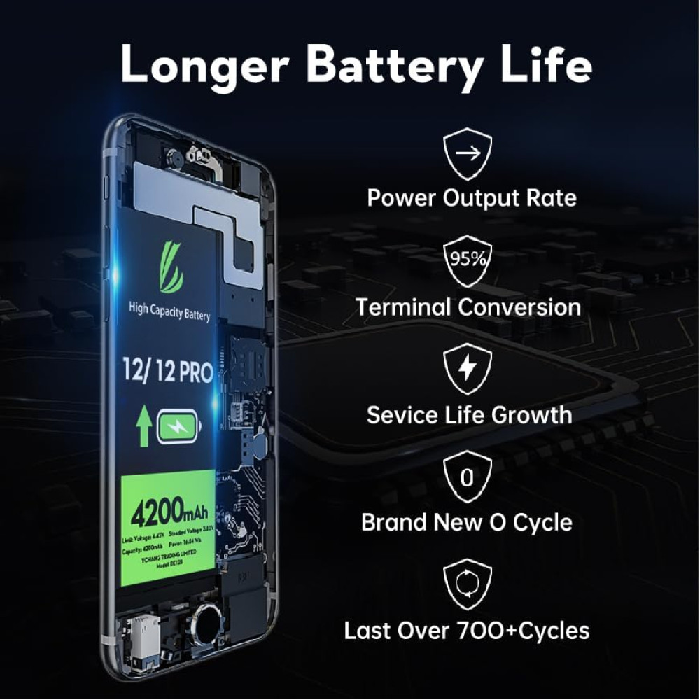 Аккумулятор LL TRADER для iPhone 12 та 12 Pro 4200 mAh