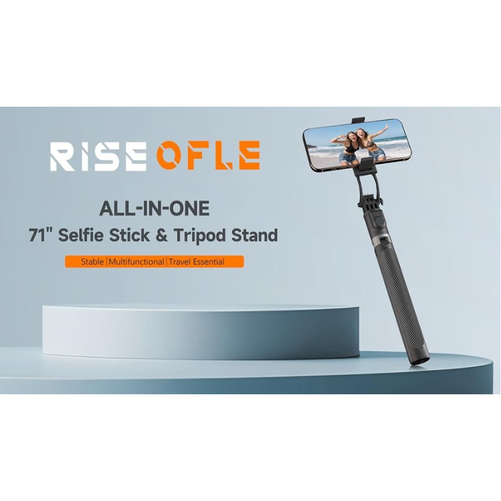 Штатив селфи RISEOFLE Z17 для смартфонов и камер 180 см с беспроводным пультом