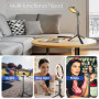 Светодиодная видеолампа UBeesize LED регулируемая USB с цветными фильтрами
