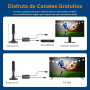 Комнатная цифровая ТВ антенна QGClearSO для телевизора DVB-T/T2 и HD/4K