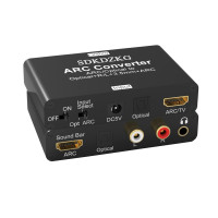 Аналоговий та цифровий аудіо конвертер  адаптер SDKDZKG 192KHz HDMI ARC