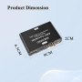 Аналоговий та цифровий аудіо конвертер  адаптер SDKDZKG 192KHz HDMI ARC