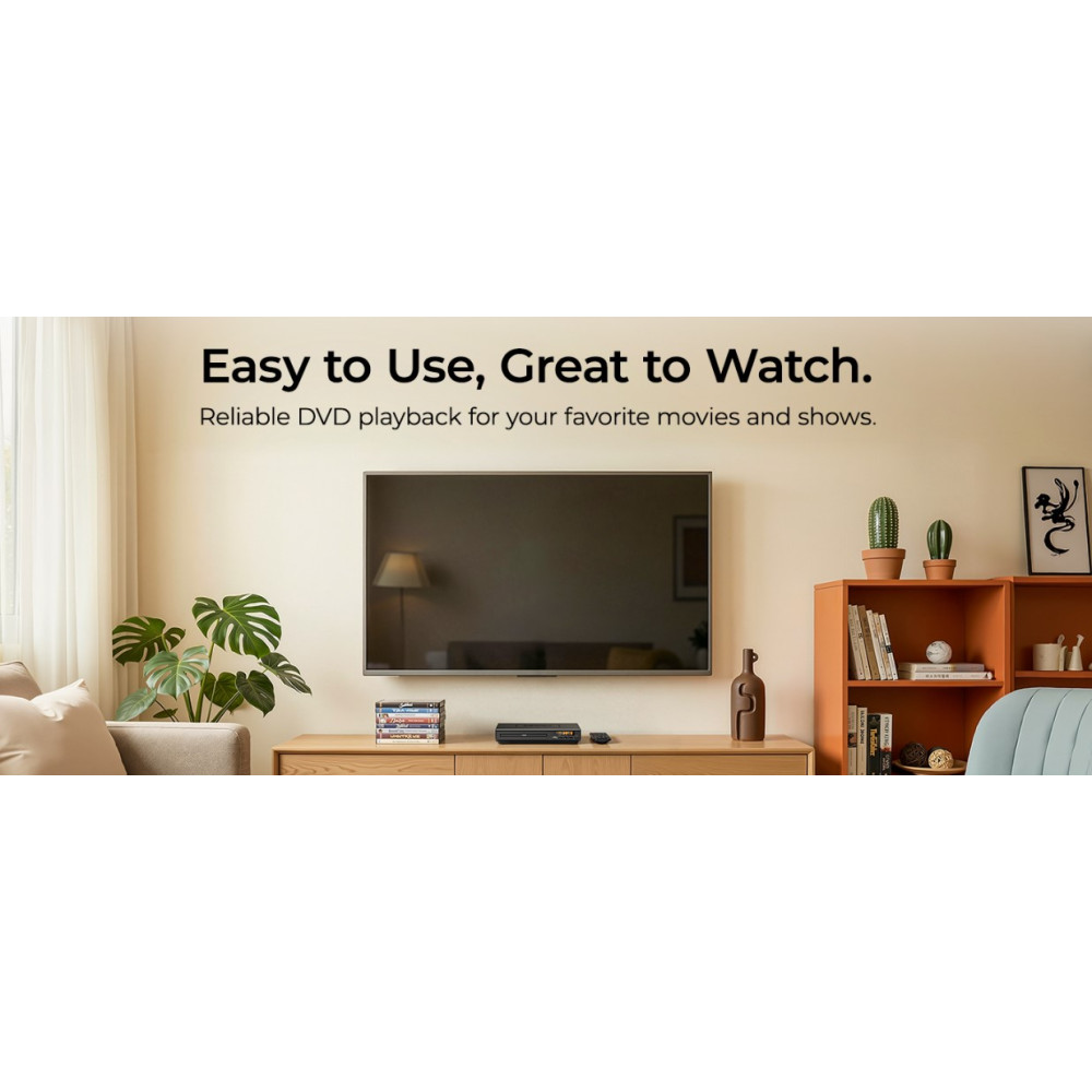 DVD проигрыватель Electcom Pro для телевизора HDMI USB CD DVD