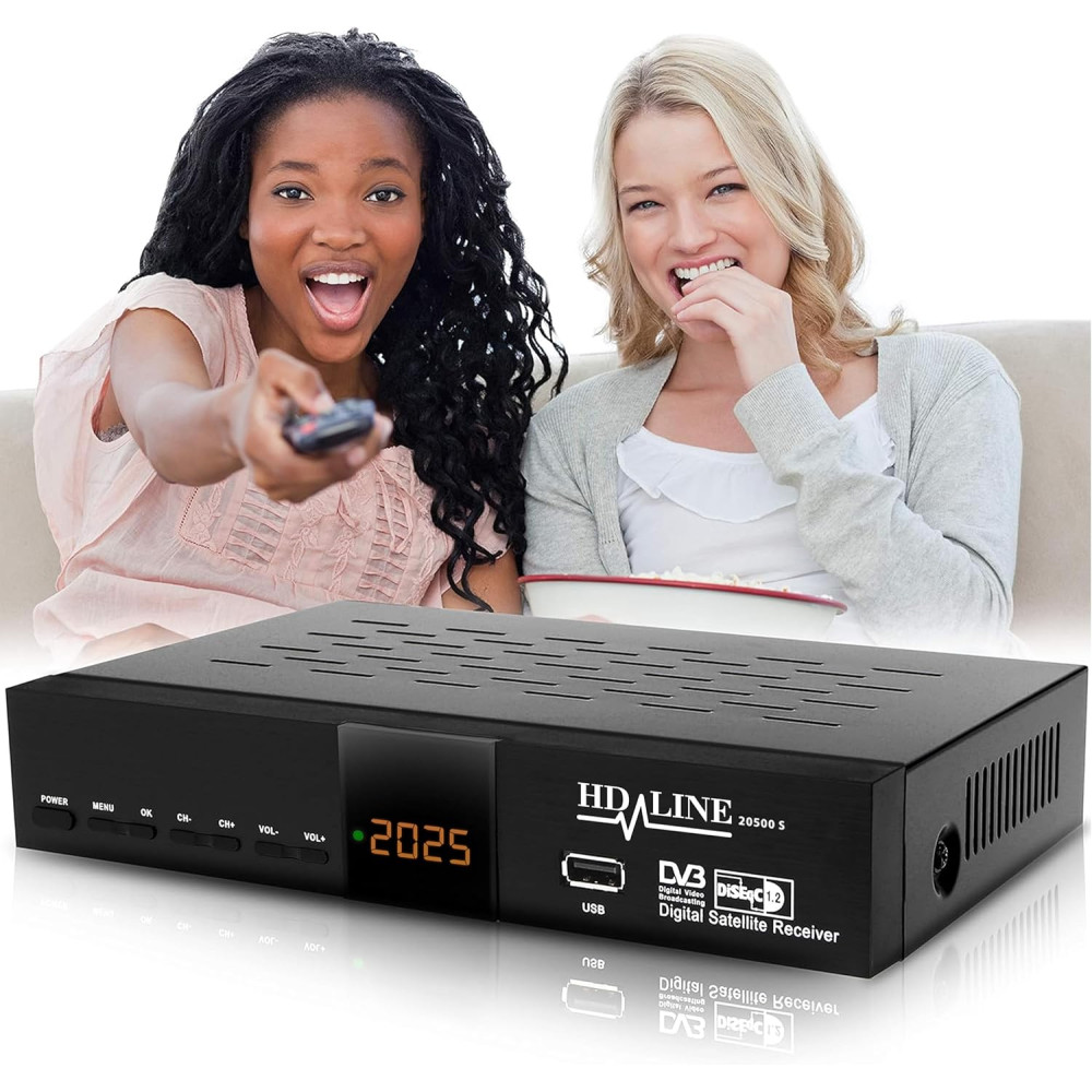 Цифровий супутниковий приймач Hd-Line Echosat 20500 S Full HD 1080p  