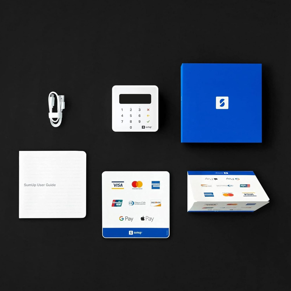 Платежный терминал SumUp 3G Plus, Bluetooth, NFC RFID, картридер для смартфона и планшета