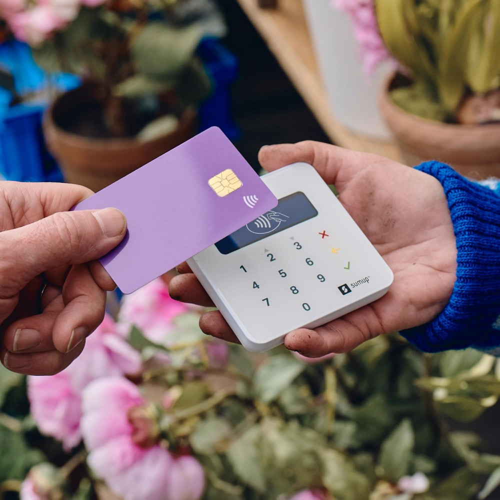 Платежный терминал SumUp 3G Plus, Bluetooth, NFC RFID, картридер для смартфона и планшета