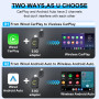 Беспроводной адаптер CarPlay Android Auto для iPhone Android с Bluetooth 5.2 и Wi-Fi 5.0 ГГц