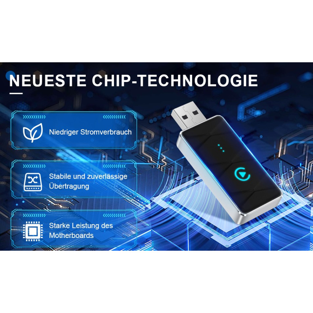 Беспроводной адаптер Android Auto aquota USB-C/USB-A