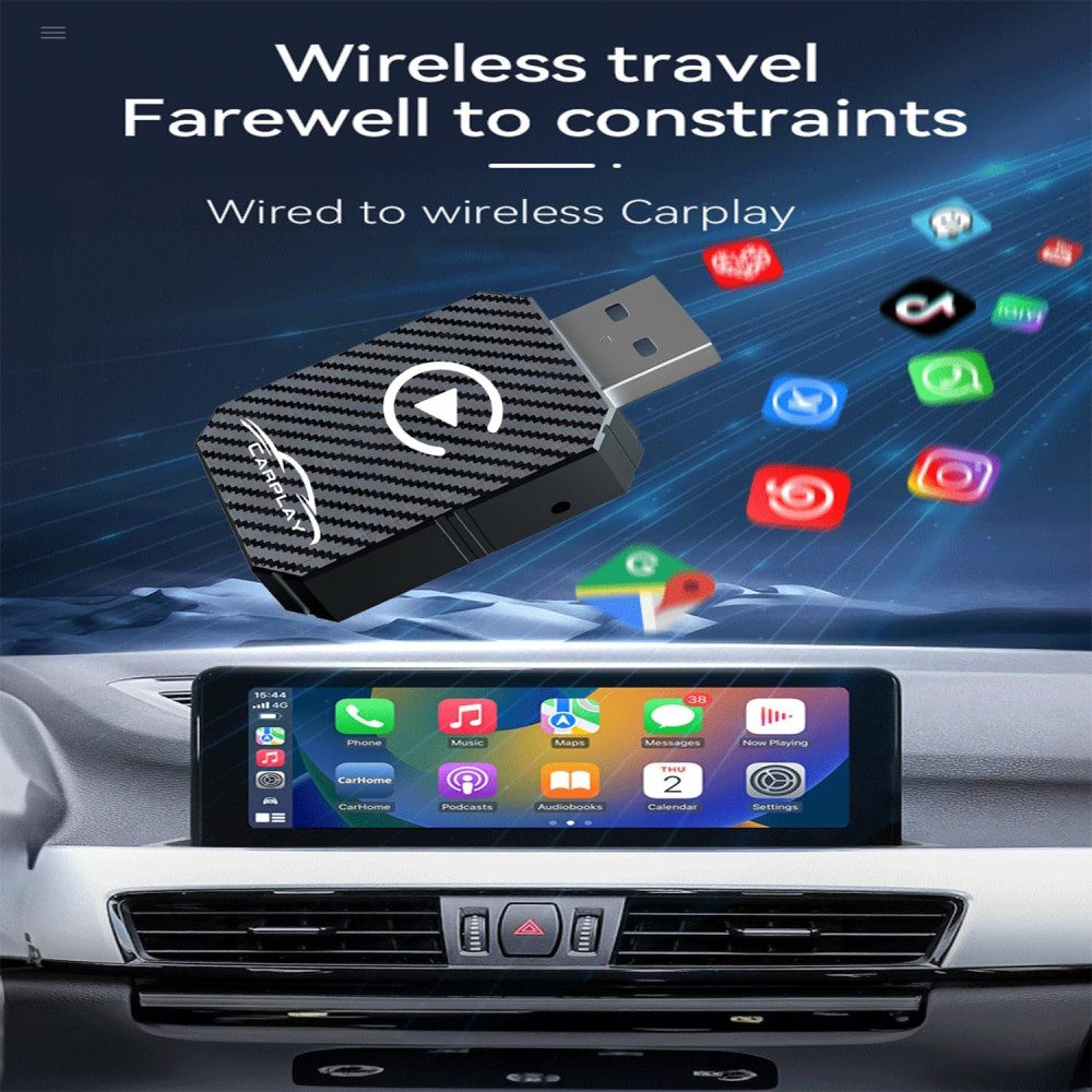 Беспроводной адаптер CarPlay X1 для авто USB Type C