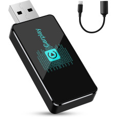 Беспроводной адаптер CarPlay GOOPOOL для iPhone USB быстрое подключение