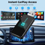 Беспроводной адаптер CarPlay GOOPOOL для iPhone USB быстрое подключение