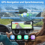 Автомобильный дисплей Wonsidary CarPlay Android Auto IPS сенсорный экран