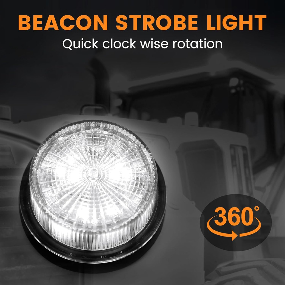LED Стробоскопические маячки Biqing для автомобиля 12V 24V с 2 режимами