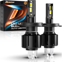 Светодиодные лампы H4 LED DeveChos 55W 12000LM 6000K комплект 2 шт