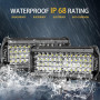 LED Дополнительные фары LTPAG 288W 28800LM 2 шт для авто грузовиков и т д
