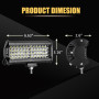 LED Дополнительные фары LTPAG 288W 28800LM 2 шт для авто грузовиков и т д