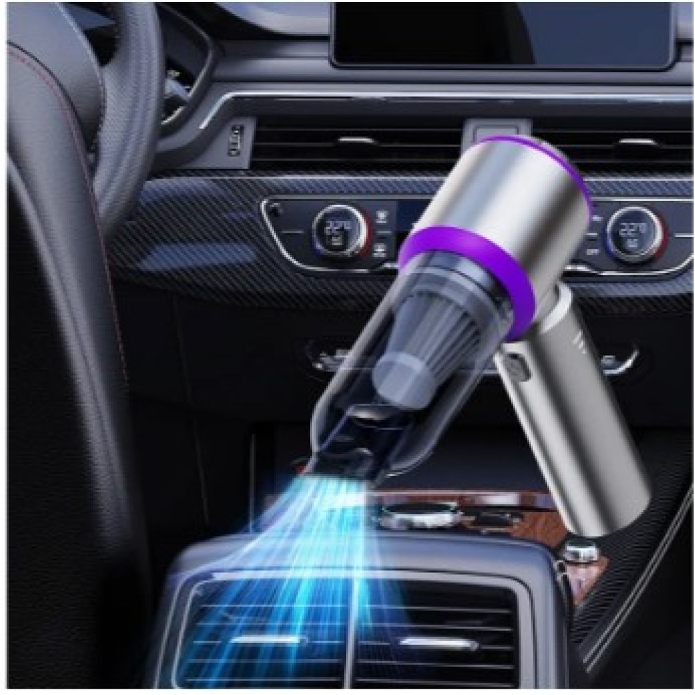 Автомобільний ручний пилосос  20000Pa 4в1 з компресором та обдувом 6000 mAh