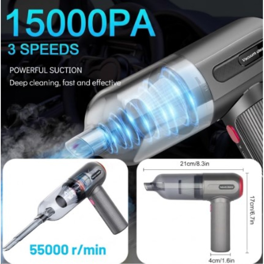 Портативный беспроводной пылесос SPNOR 4в1 VC-01 15000 PA