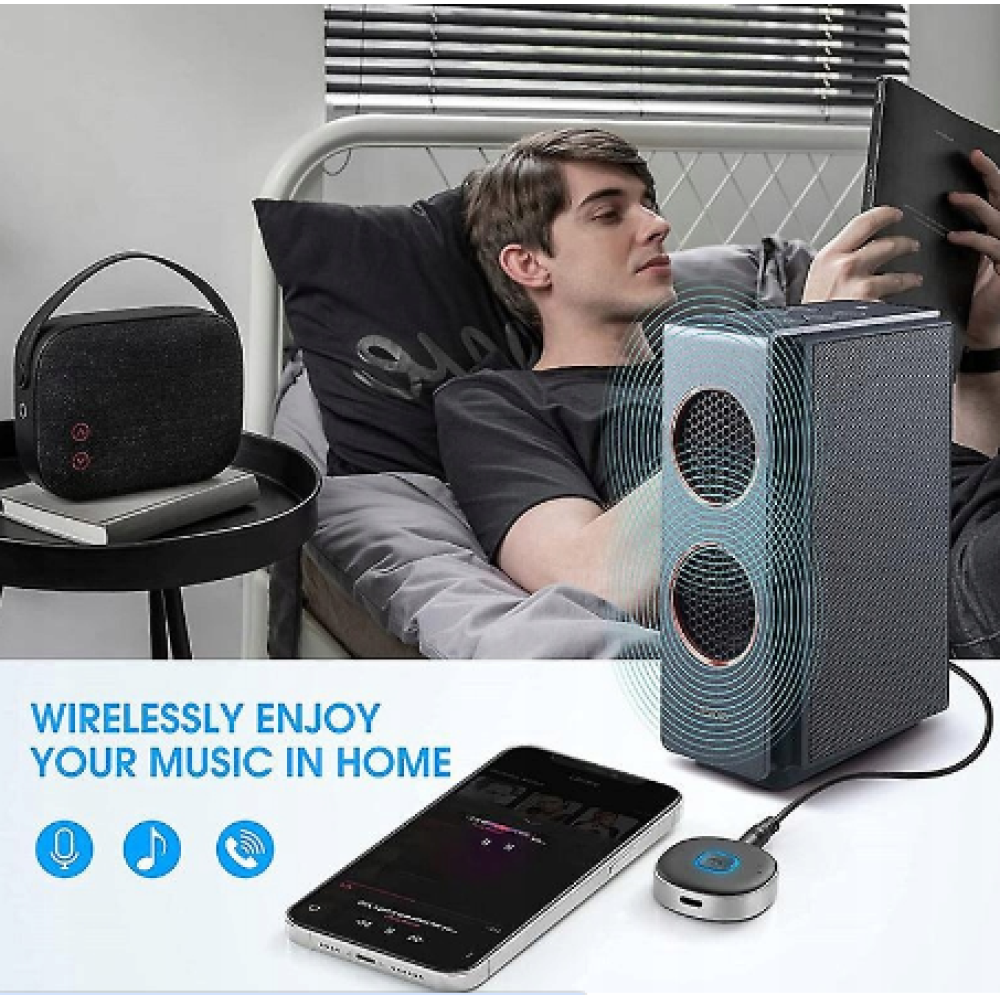Автомобильный адаптер Horjor  J33, AUX Bluetooth 5.0 