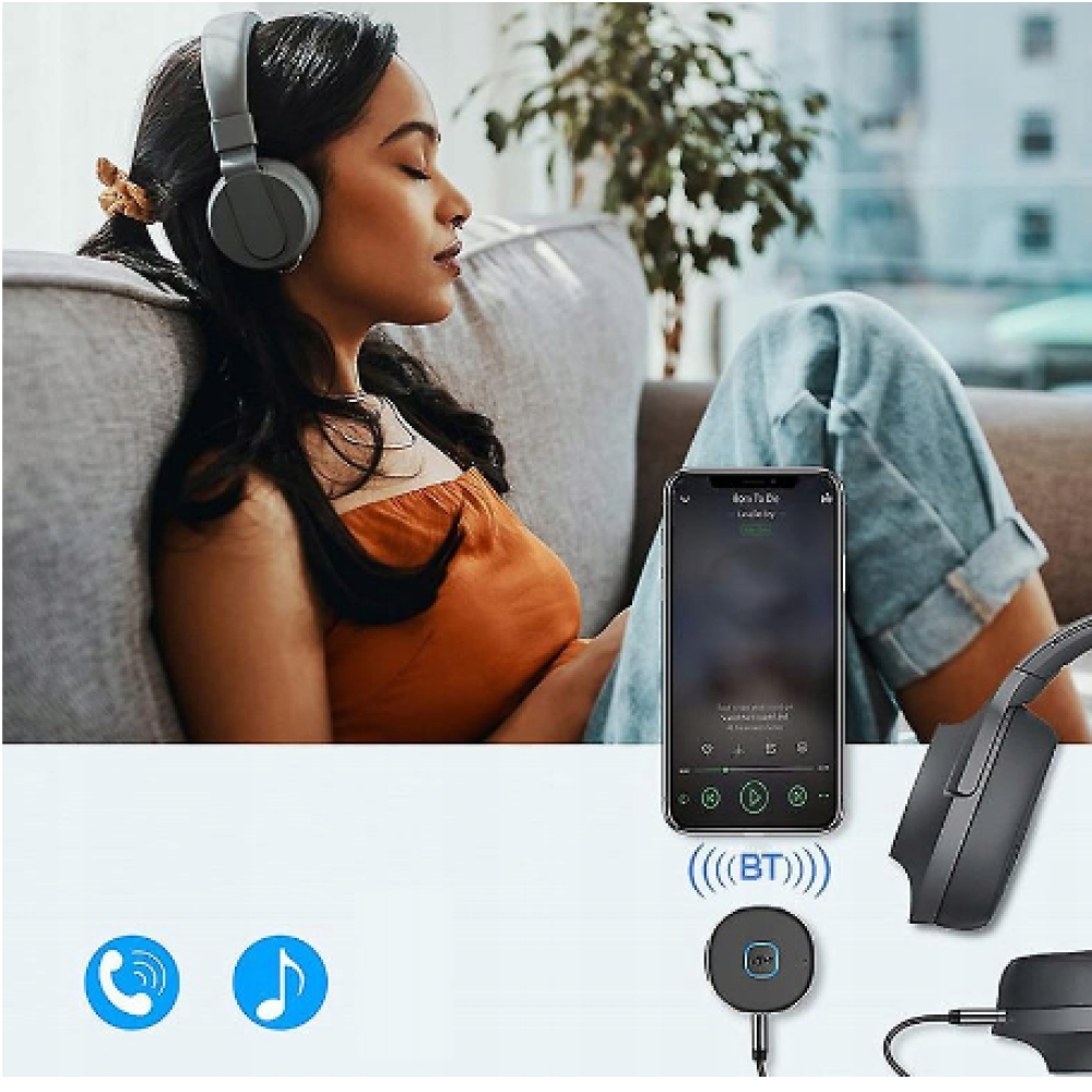 Автомобильный адаптер Horjor  J33, AUX Bluetooth 5.0 