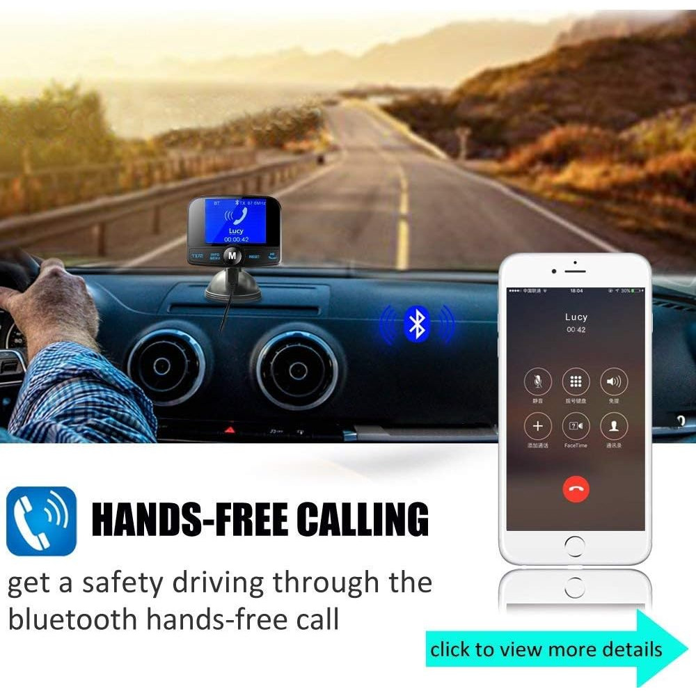 Автомобильный DAB DAB и радио адаптер FirstE DAB008 с Bluetooth та FM трансмиттером 