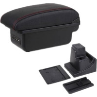 Центральный подлокотник с боксом для Ford Focus 3 2011-2016 без подстаканника с USB
