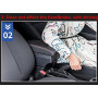 Центральный подлокотник с боксом для Ford Focus 3 2011-2016 без подстаканника с USB