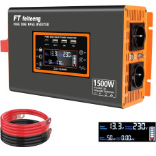 Инвертор чистой синусоиды FT feiteeng 1500 Вт с 12 В на 220 230 В 
