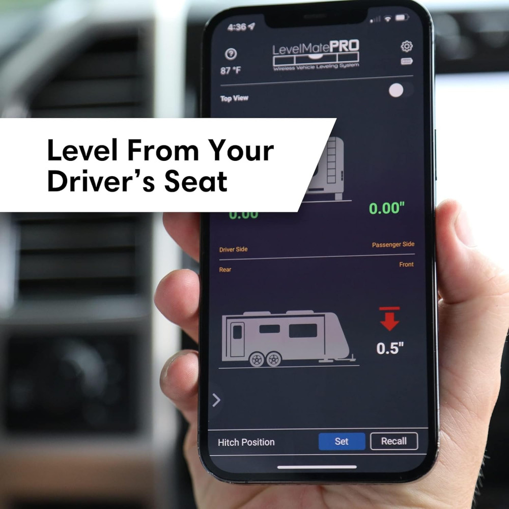 Бездротова система вирівнювання LevelMatePRO для автобудинків 