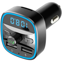 Автомобільний FM трансмітер Cdrox T25 Bluetooth 5 0 з двома USB портами 12–24 В