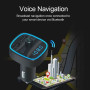 Автомобильный FM трансмиттер Cdrox T25 Bluetooth 5 0 с двумя USB портами 12-24 В