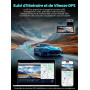 Видеорегистратор Alltotive R5 Pro 4K и 2.5K передний и задний с GPS модулем и Wi-Fi 5G 128ГБ карт