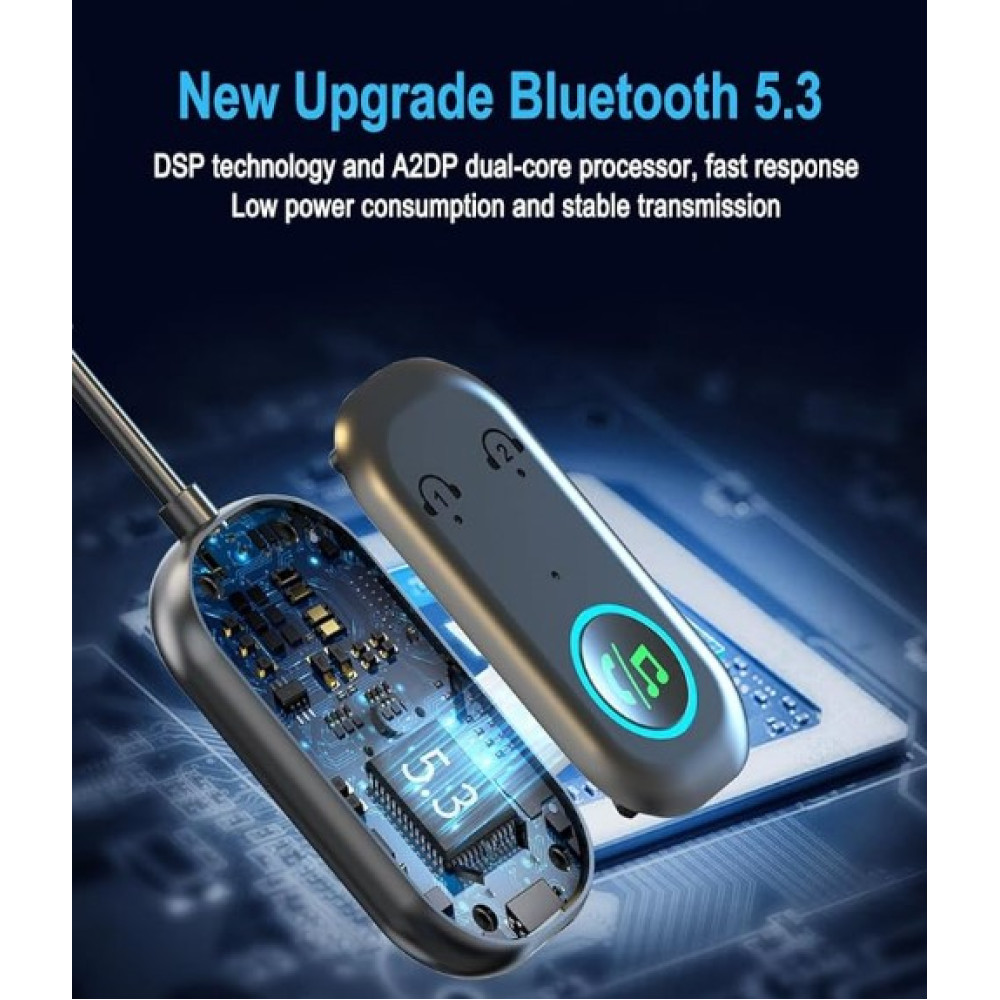 Автомобильный Bluetooth адаптер Muuoeou 5.3 RX TX приемник и передатчик модель BR-08