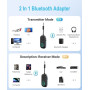 Автомобильный Bluetooth адаптер Muuoeou 5.3 RX TX приемник и передатчик модель BR-08