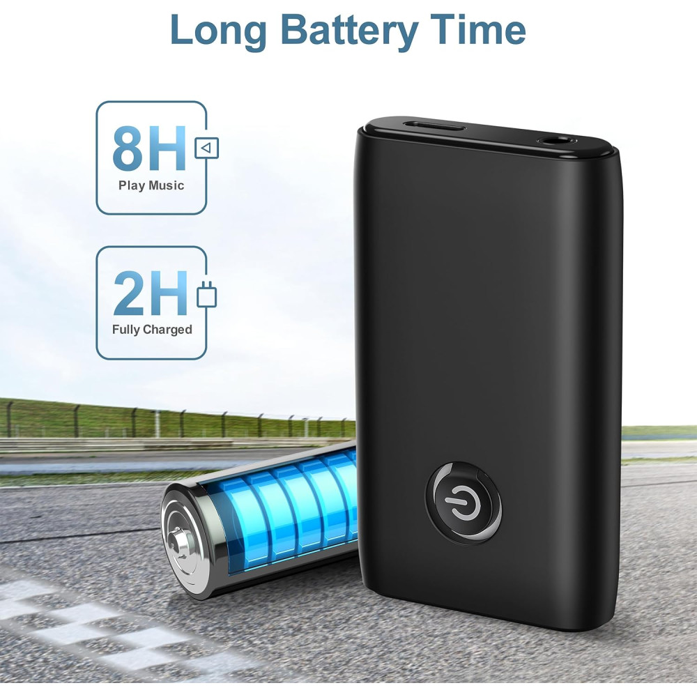 Автомобильный Bluetooth адаптер 2в1 Ankilo 250 mAh