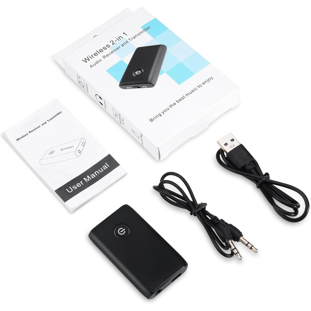 Автомобильный Bluetooth адаптер 2в1 Ankilo 250 mAh