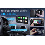 Беспроводной адаптер Shrandi 2в1 Wireless CarPlay & Android Auto