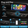 Беспроводной адаптер Shrandi 2в1 Wireless CarPlay & Android Auto