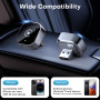 Беспроводной адаптер Shrandi 2в1 Wireless CarPlay & Android Auto